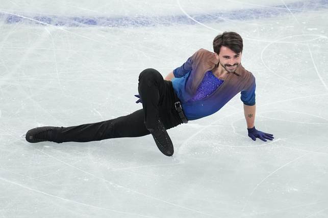 A person skating on iceAI-generated content may be incorrect.