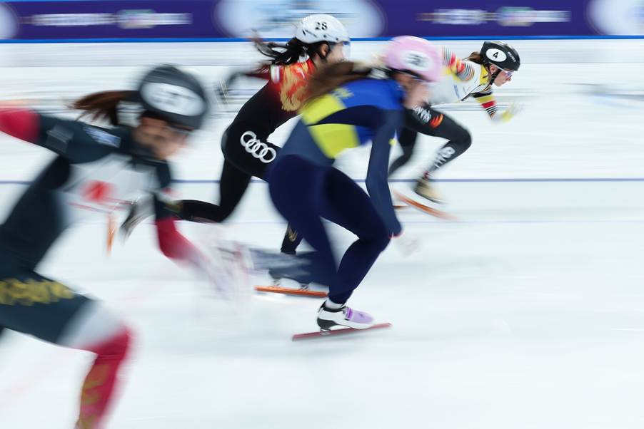 A group of people skating on iceAI-generated content may be incorrect.
