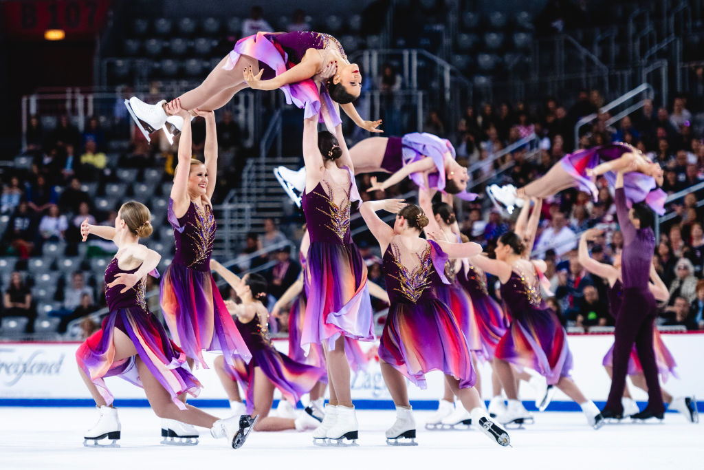 Team Haydenettes action shot