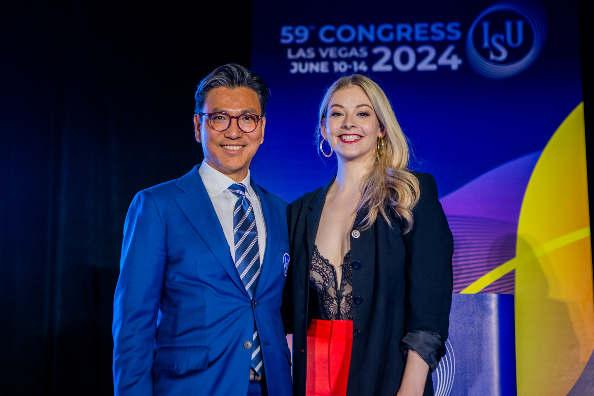 ISU Congress 2024 ISU President Jae Youl Kim Gracie Gold