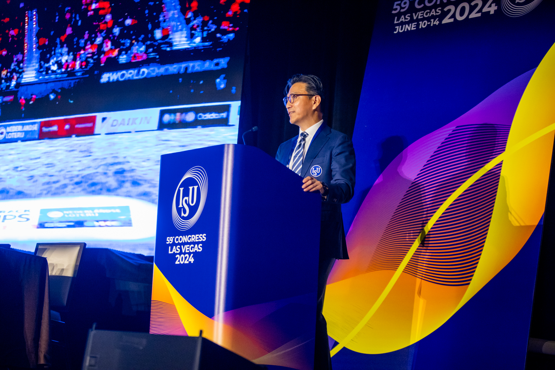 ISU Congress 2024 ISU President Jae Youl Kim