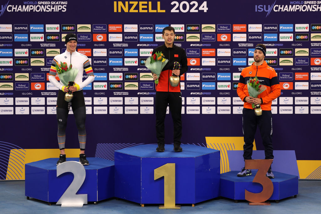 1 Mens 1000m podium GettyImages 2066556350