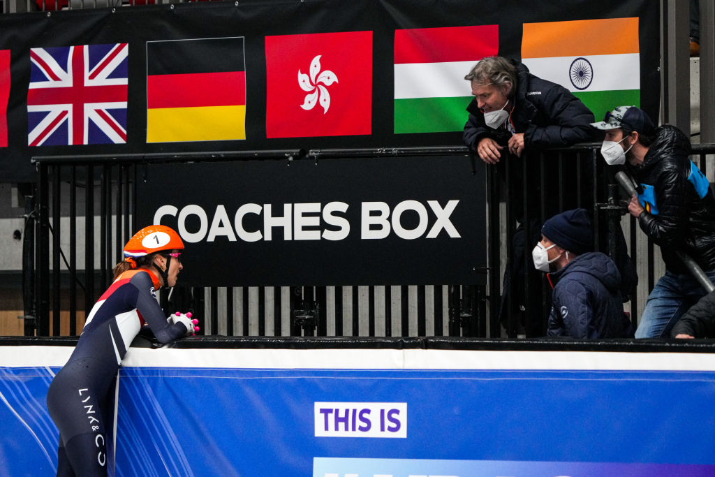 ISU World Cup Short Track Speed Skating Dordrecht   Day 3 2021 GettyImages 1355863069