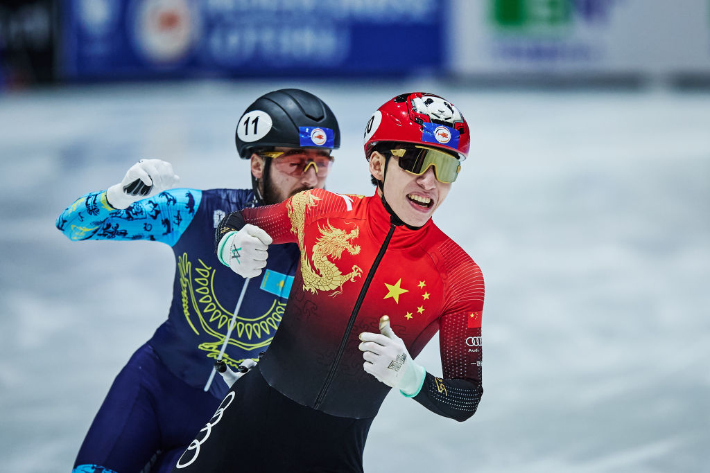 Lin Xiaojun (CHN) wins the 500m World Championship