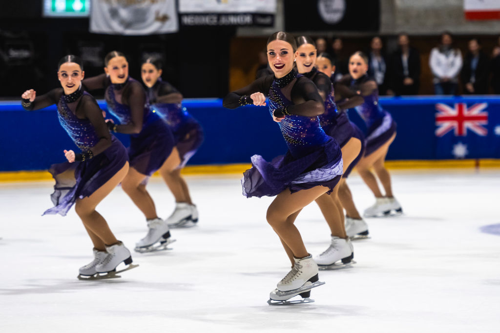 Les Supremes Junior (CAN) ISU World Junior Synchronized Skating Championships 2024 Neuchâtel (SUI) GettyImages 2082115077