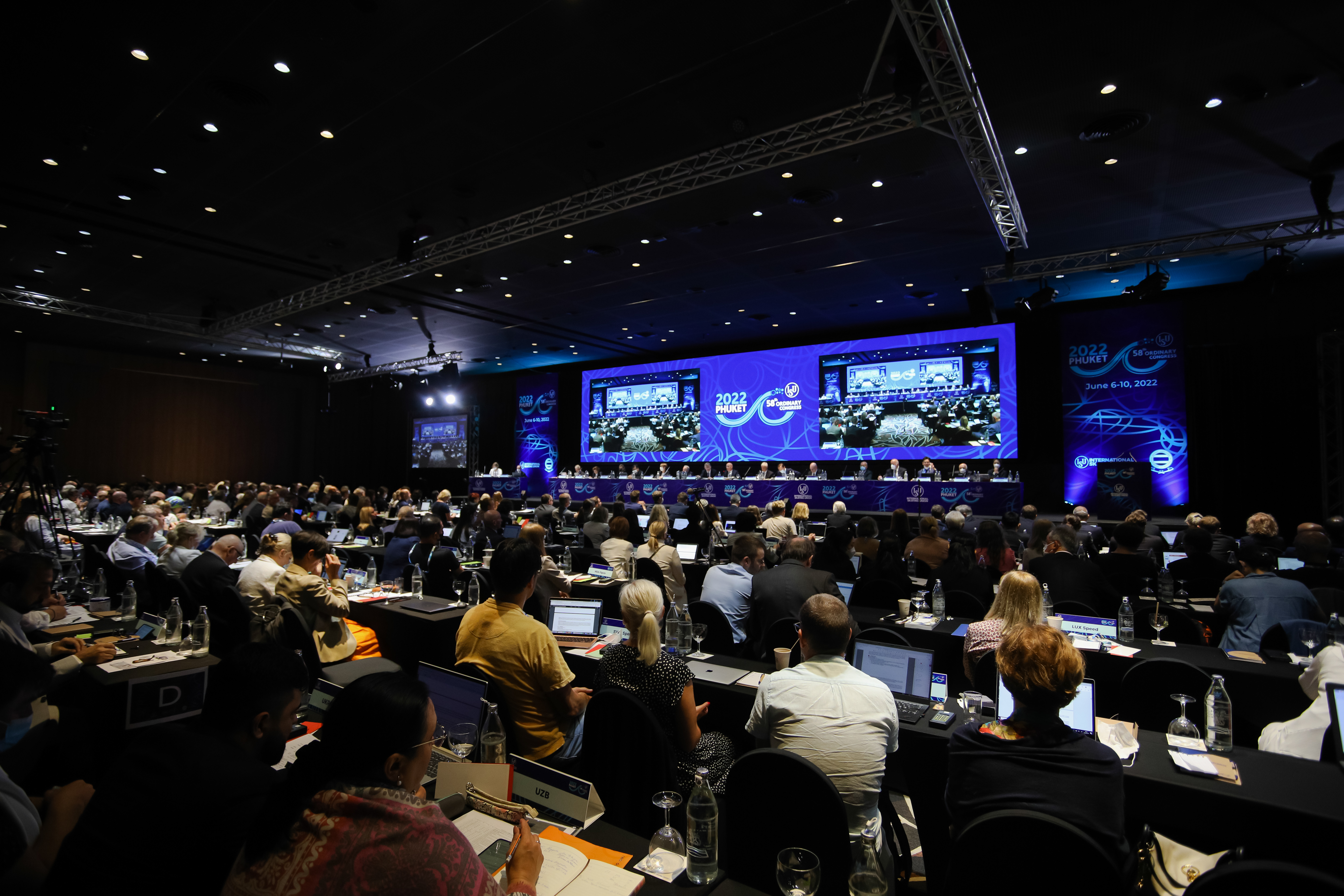 View of the 58th ISU Ordinary Congress that took place in Phuket, Thailand, 2022. © ISU